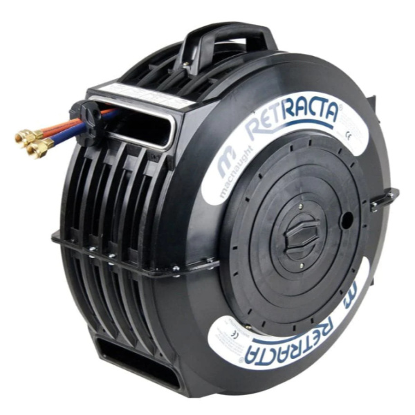 Macnaught OG215K-04 Retracta 5mm x 15m Oxy & LPG Gas Auto Retractable Welding Hose Reel